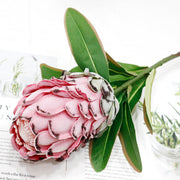 36 Inch Extra Tall Artificial Protea Stems, 6 Pcs Pineapple Protea Flowers