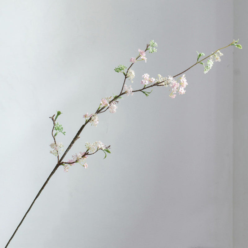 39 Inch Snow Willow Blossom Branch Stems 6 Pcs Artificial Spring Flowers