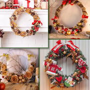 10 Pcs Artificial Grapevine Rattan Wreaths 12 Inch Plain DIY Garland Bulk