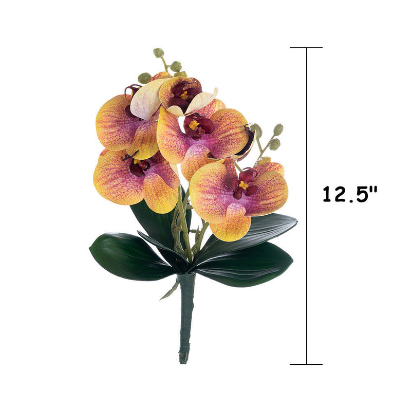 Plastic Orchid Bush for Crafts, Bulk Quantity, Artificial Flowers for Bonsai and Decor