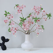 32 Inch Plum Blossom Branch 10 Pcs Artificial Silk Flowers Bulk Spring Decor