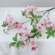 32 Inch Plum Blossom Branch 10 Pcs Artificial Silk Flowers Bulk Spring Decor
