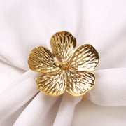 6 Pcs Faux Waxflower Napkin Rings Bulk Set Hawaiian Luau Party Supplies Favors