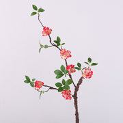 31 Inch Plum Blossom Branch Stems 10 Pcs Faux Silk Artificial Flowers Bulk