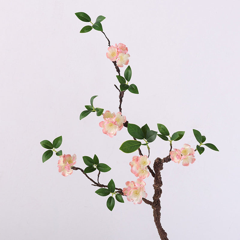 31 Inch Plum Blossom Branch Stems 10 Pcs Faux Silk Artificial Flowers Bulk
