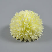 4 Inch Pompon Mum Artificial Flower Heads Bulk for Crafts - 10 Pcs
