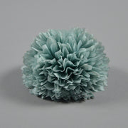 4 Inch Pompon Mum Artificial Flower Heads Bulk for Crafts - 10 Pcs