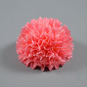 4 Inch Pompon Mum Artificial Flower Heads Bulk for Crafts - 10 Pcs