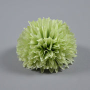 4 Inch Pompon Mum Artificial Flower Heads Bulk for Crafts - 10 Pcs