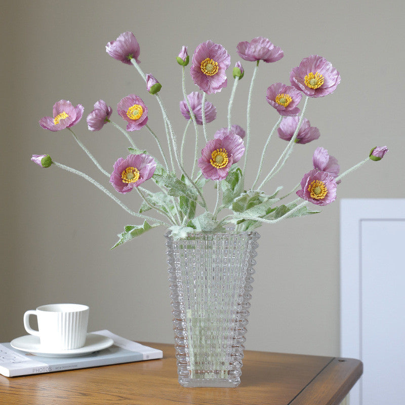 21.6 Inch Artificial Poppy Spray Stems 2025 Upgrade Bulk Floral Arrangement Stems