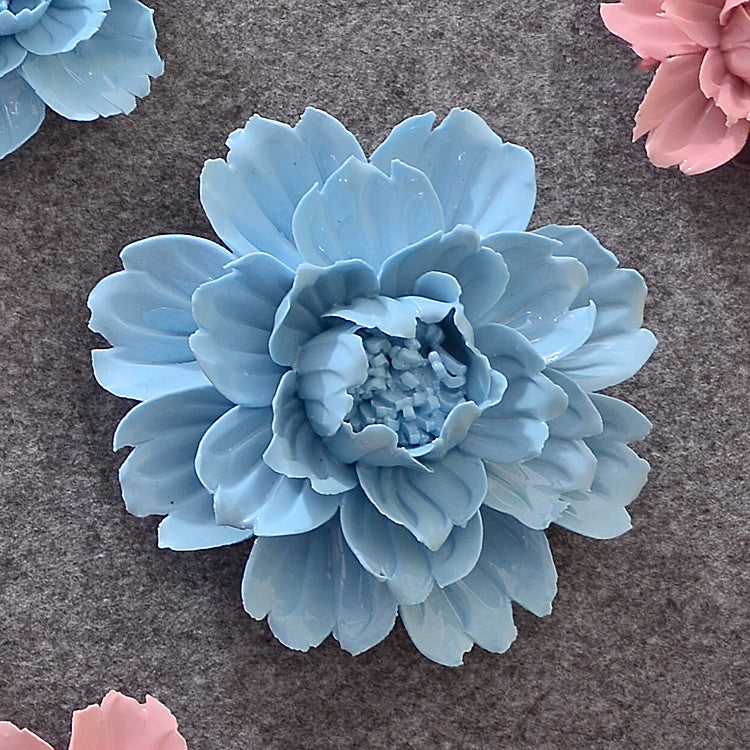 4.7 Inch Porcelain Peony Artificial Flowers Hanging Decoration Bulk Wholesale