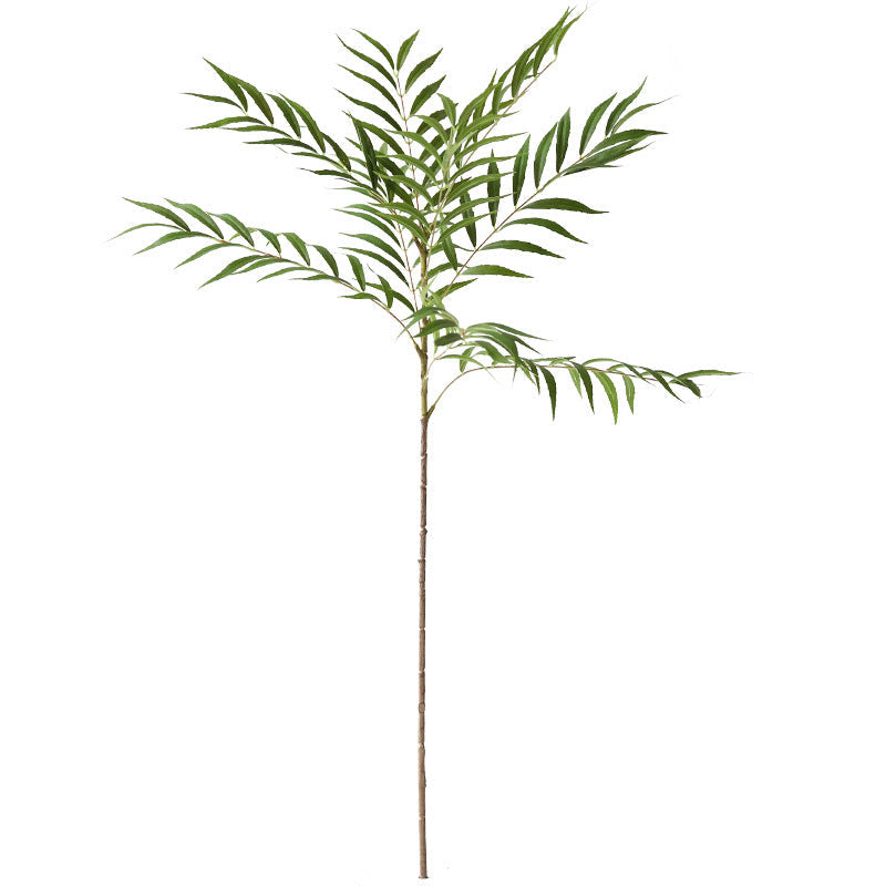 37.7 Inch Extra Long Artificial Palm Leaf Stems, Real Touch Greenery, Bulk Quantity
