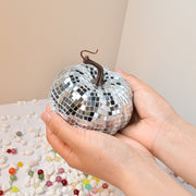 5 Pcs Pumpkin Disco Bell Ornaments Artificial Fall Decorations