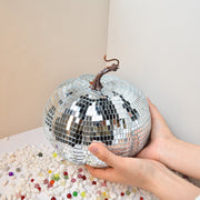 5 Pcs Pumpkin Disco Bell Ornaments Artificial Fall Decorations
