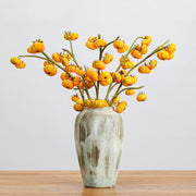 5 Pcs 25.5 Inch Artificial Pumpkin Stems Branches Autumn Decoration