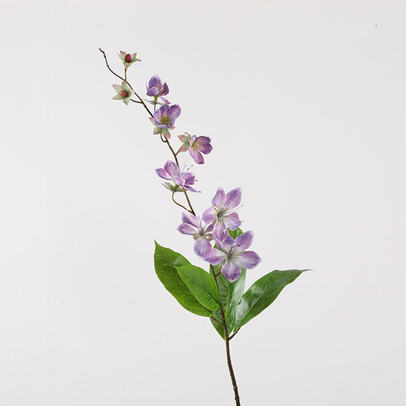 31.5 Inch Artificial Clerodendrum Stem 1 Pc Extra Blossom Real Touch Spring Flower