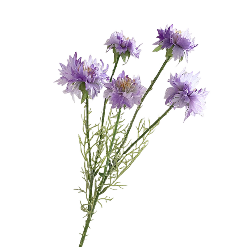 22 Inch Artificial Silk Cornflower Stems Spray Bulk Quantity