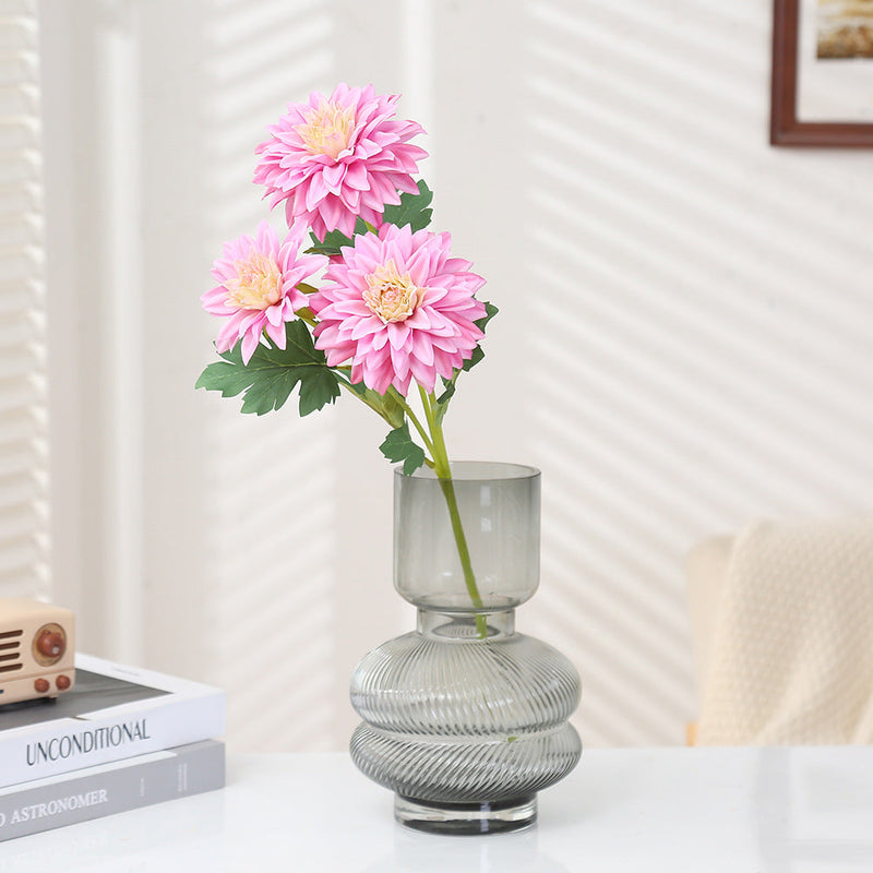 20 Inch Artificial Dahlia Stem Spray, Silk Flowers, Bulk Wholesale, 1 Stem