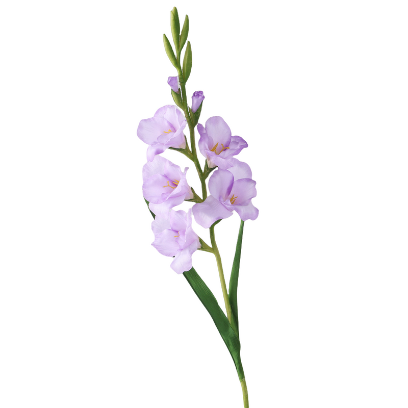 35 Inch Extra Tall Gladiolus Stem Silk Flowers Bulk Faux Spring Floral Arrangement