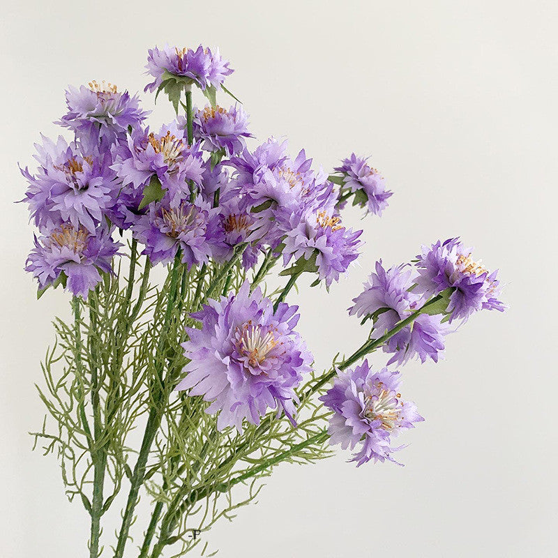 22 Inch Artificial Silk Cornflower Stems Spray Bulk Quantity