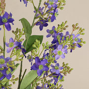 27.5 Inch Tweedia Spray Branch Artificial Silk Flowers 6 Stems Long Stems Bulk