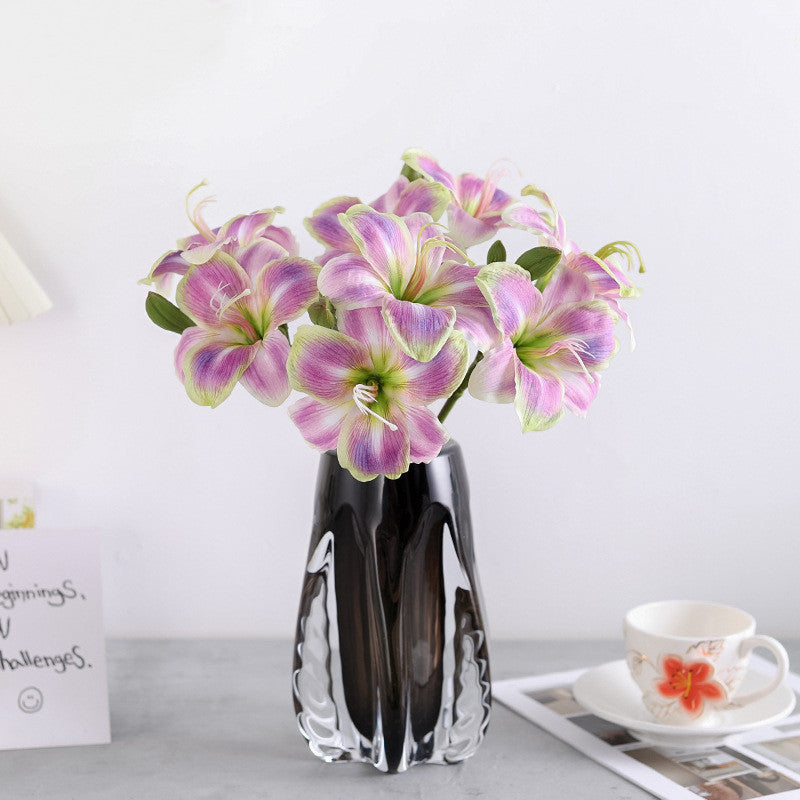 19.6 Inch Artificial Silk Hemerocallis Stems Bulk Flower Arrangements