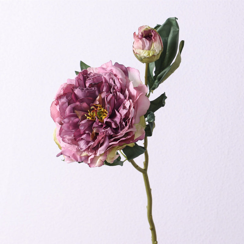 19 Inch Large Peony Spray Stem, 1 Pc, Real Touch Artificial Flower for Arrangement