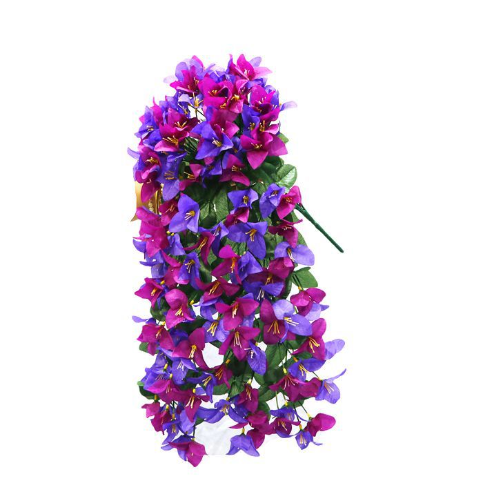 Bougainvillea Hanging Bush Artificial Flowers 12 Inch UV Resistant Trailing Vines Outdoor Decor Bulk Quantity