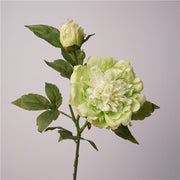 Real Touch Peony Stem Artificial Silk Flower 18 Inch Single Stem