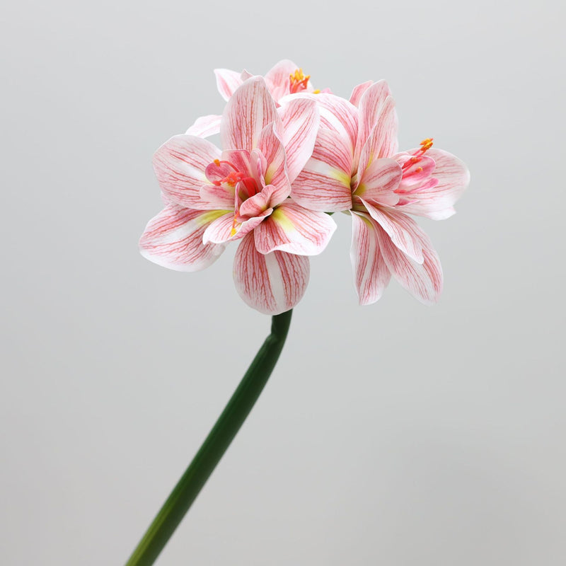 Real Touch Amaryllis Stem Artificial Flower 12 Inch Spring Bloom 1 Pc