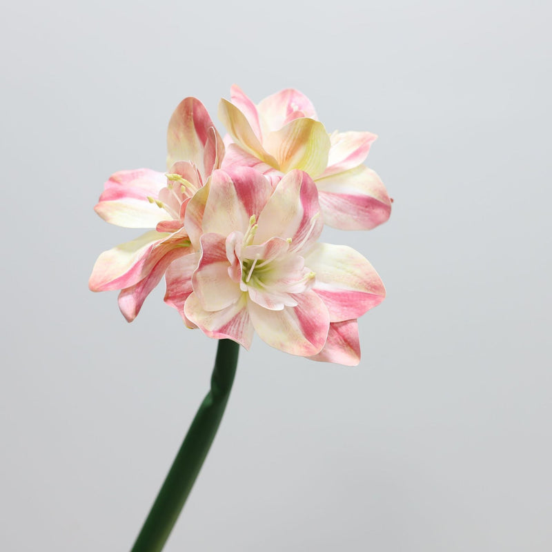 Real Touch Amaryllis Stem Artificial Flower 12 Inch Spring Bloom 1 Pc