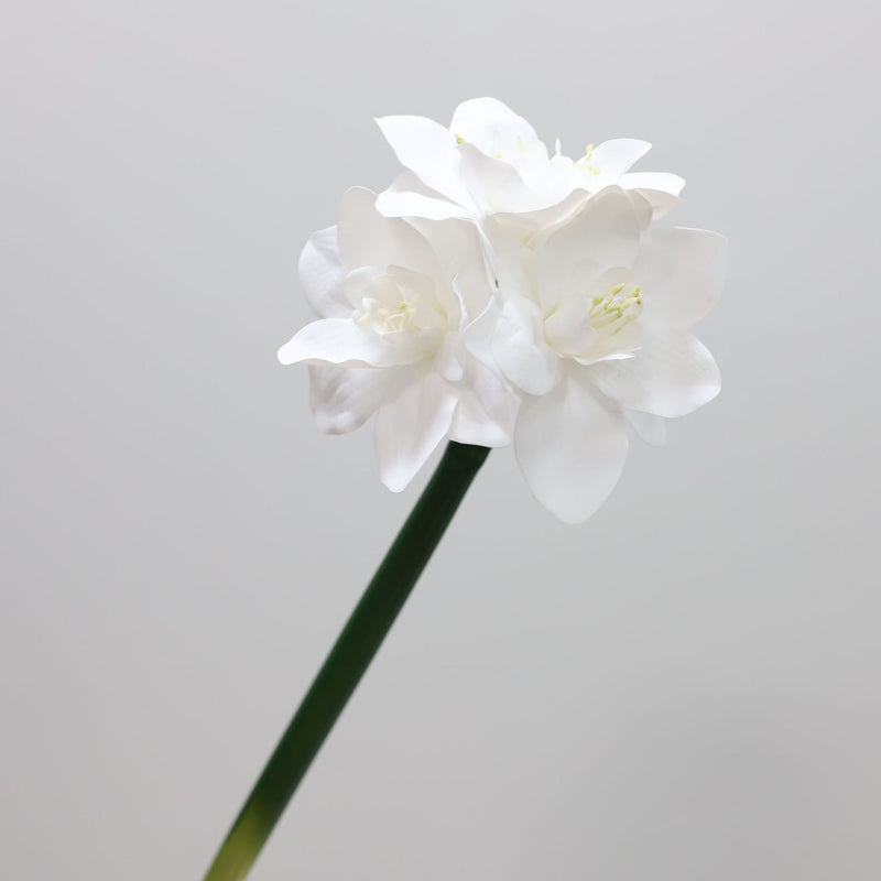 Real Touch Amaryllis Stem Artificial Flower 12 Inch Spring Bloom 1 Pc
