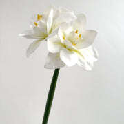 Real Touch Amaryllis Stem Artificial Flower 12 Inch Spring Bloom 1 Pc