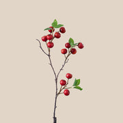 20 Inch Artificial Berry Stems - 10 Pcs Fall Berry Branches for Autumn Decor, Thanksgiving Wreaths, Silk Fake Berries