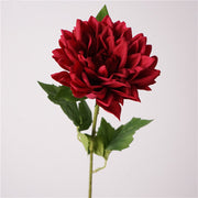 Real Touch Dahlia Stems 12 Inch 10 Pcs Artificial Flowers Fall Winter Decor for Vases and Centerpieces