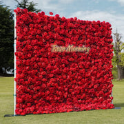 5D Fabric Floral Wall Panels Bulk Set, Customizable Luxury Artificial Flowers for Event Decor