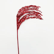 Glitter Christmas Tree Picks and Sprays, 12 Inch Artificial Branches with Sequins, 10 Pcs Bulk Ornaments