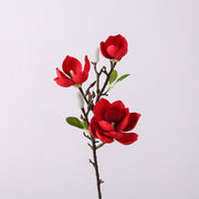 27.5 Inch Artificial Magnolia Spray Stem, Real Touch, Bulk Quantity