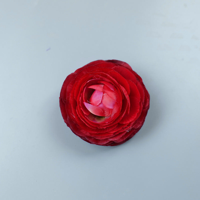 10 Pcs Artificial Ranunculus Flower Heads for Crafts Bulk Wholesale