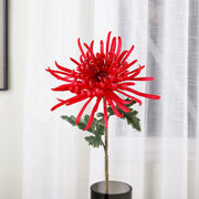 28.3 Inch Real Touch Spider Mum Artificial Flower for Wedding and Home Decor