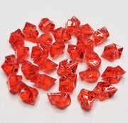 250 Pcs Crystal Vase Filler Ice Cubes Bulk Clear Acrylic Decorative Fillers for Arrangements