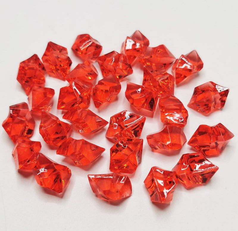 250 Pcs Crystal Vase Filler Ice Cubes Bulk Clear Acrylic Decorative Fillers for Arrangements