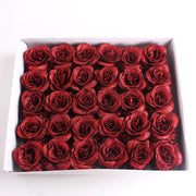 30 Pcs Artificial Glitter Roses Bouquet, 12 Inch DIY Silk Flowers for Weddings Anniversary