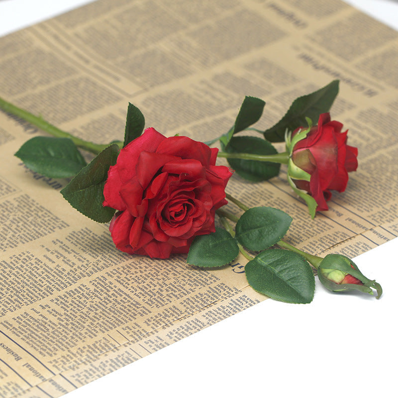 20 Inch Curly Rose Spray Stems 10 Pcs Real Touch Artificial Flowers for Arrangement