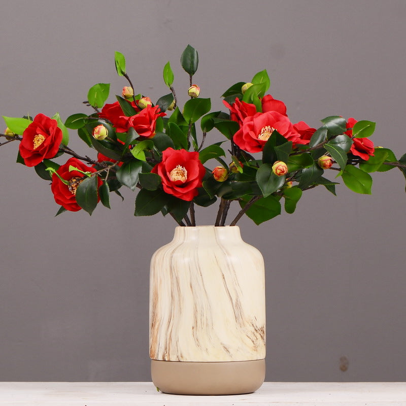 23 Inch Tea Rose Spray Stems 10 Pcs Silk Artificial Flowers Bulk