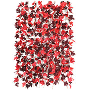 70 Inch Artificial Fall Plum Red Maple Leaf Vines – 70 Pcs Autumn Decor