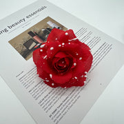 50 Pcs 3.5 Inch Artificial Halloween Rose Flower Heads for Crafts Bulk Wholesale