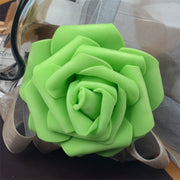 10 Pcs Artificial Foam Rose Heads for Crafts Wedding Decorations Bulk Wholesale
