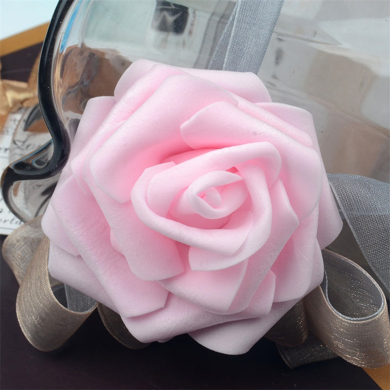 10 Pcs Artificial Foam Rose Heads for Crafts Wedding Decorations Bulk Wholesale