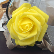 10 Pcs Artificial Foam Rose Heads for Crafts Wedding Decorations Bulk Wholesale